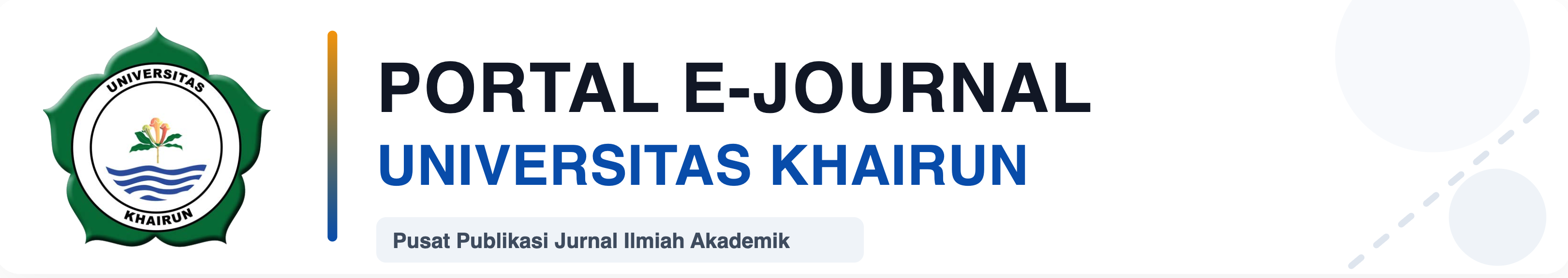 Kumpulan Jurnal Hasil-hasil Penelitian Universitas Khairun yang dipublikasikan secara Elektronik