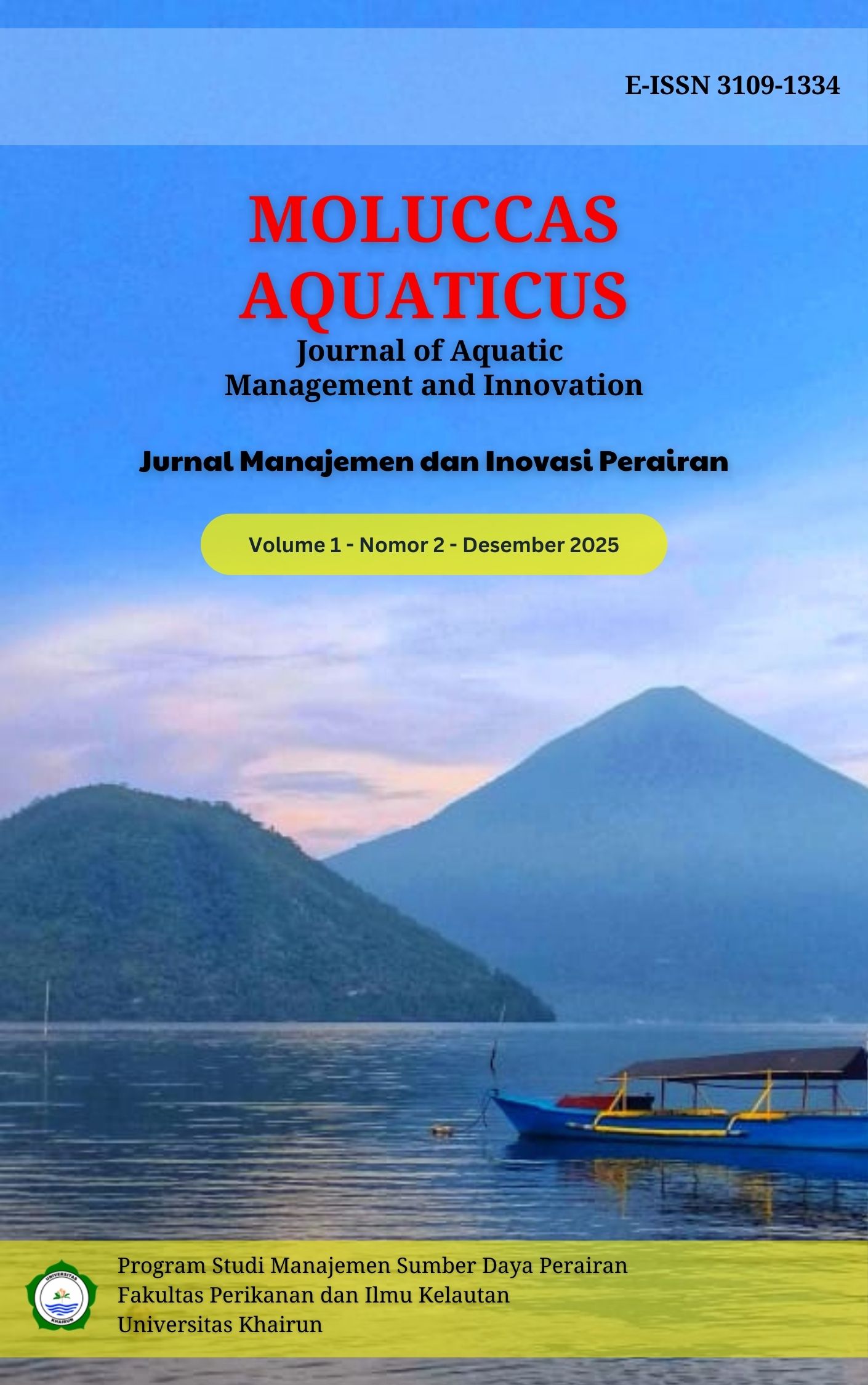 					View Vol. 1 No. 2 (2025): MOLUCCAS AQUATICUS: Journal of Aquatic Management and Innovation
				